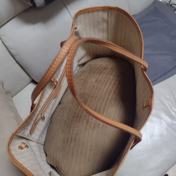 ๐ฏ% Authentic Louis Vuitton Neverfull GM Azur - Picture 14 of 15